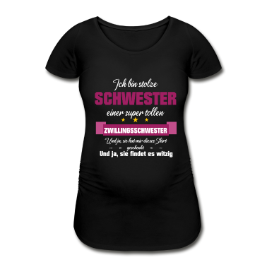 Geschenkidee Schwester T-Shirt - Zwillingsschwester Schwester Geschenkidee