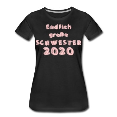 Geschenkidee Schwester T-Shirt - Große Schwester Geschenkidee