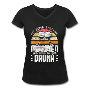 Geschenkidee Schwester T-Shirt - Schwester der Braut Geschenkidee