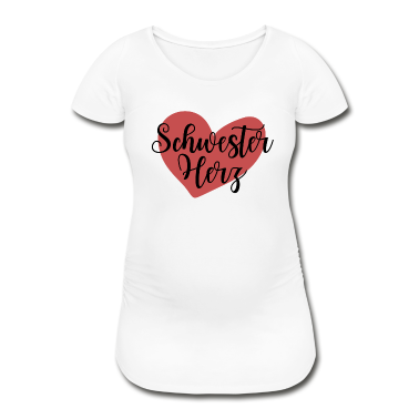 Geschenkidee Schwester T-Shirt - Schwester Herz Geschenk Schwestern
