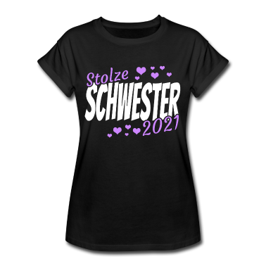 Geschenkidee Schwester T-Shirt - Schwester 2021 Geburt Geschenkidee