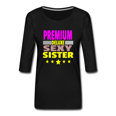 Geschenkidee Schwester T-Shirt - Premium Schwester Geschenkidee Geburtstag
