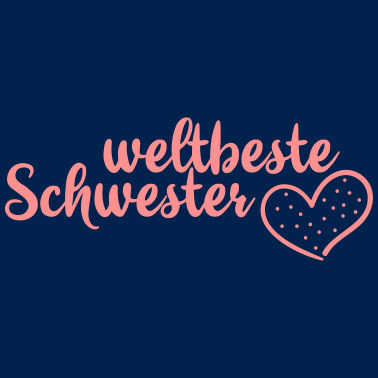 Motiv Weltbeste Schwester mit Herz