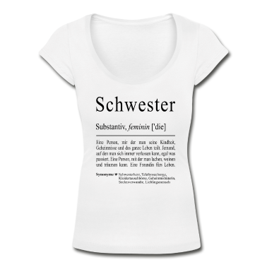 Geschenkidee Schwester T-Shirt - Schwester Geschwister Familie Geschenkidee