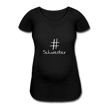 Geschenkidee Schwester T-Shirt - #Schwester Hashtag Lieblingsschwester Geschenkidee