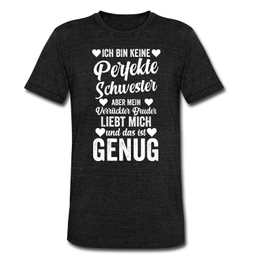 Geschenkidee Schwester T-Shirt - Schwester Geschwister Familie Geschenkidee
