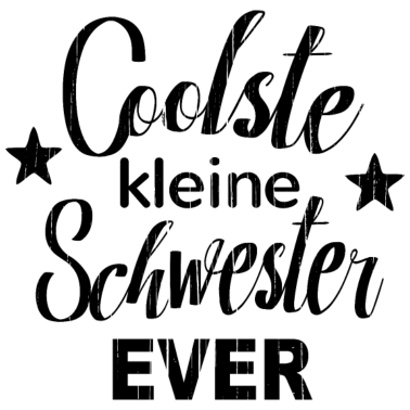 Motiv Coolste beste große kleine Schwester Partnerlook