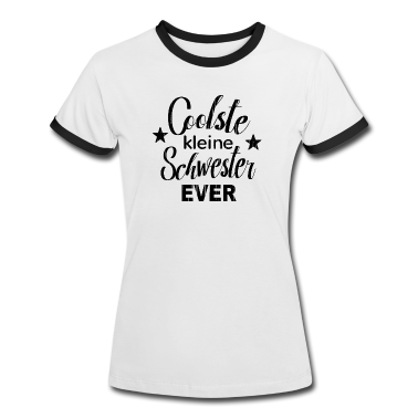 Geschenkidee Schwester T-Shirt - Coolste beste große kleine Schwester Partnerlook