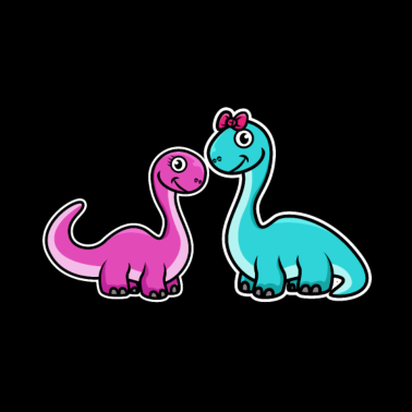Motiv Dinosaurier Schwester Geschenkidee Geschwister