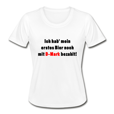 Geschenkidee Schwester T-Shirt - Bier mit D-Mark bezahlt Geschenk Geschenkidee Schw