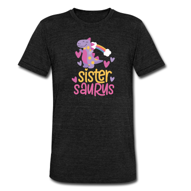 Geschenkidee Schwester T-Shirt - Schwester Saurus Geschenkidee für Kinder