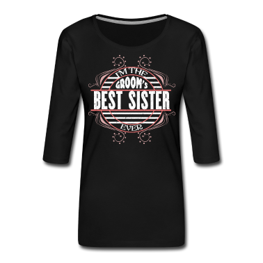Geschenkidee Schwester T-Shirt - Schwester des Bräutigams Familie Geschenkidee