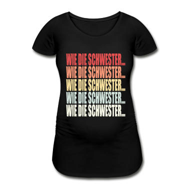 Geschenkidee Schwester T-Shirt - So der Schwester Retro lustig Spruch Geschenkidee