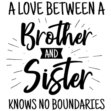 Motiv Schwester Bruder Geschwister Familie Geschenkidee