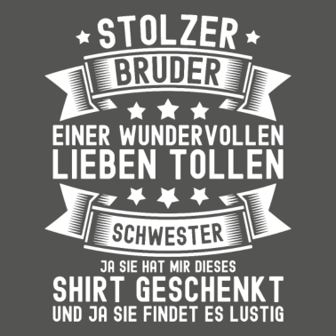 Motiv Bruder Schwester Lustige Geschenkidee