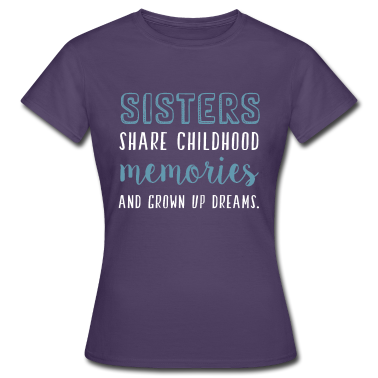 Geschenkidee Schwester T-Shirt - Schwester Schwestern
