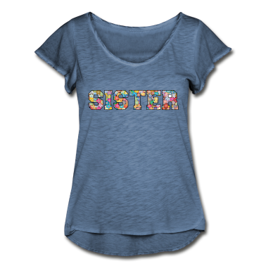 Geschenkidee Schwester T-Shirt - Sister Schwester beste Freundin Geschenkidee