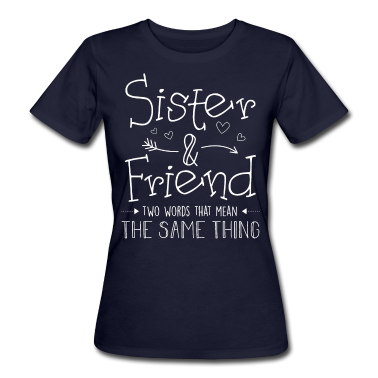 Geschenkidee Schwester T-Shirt - Schwester Schwestern