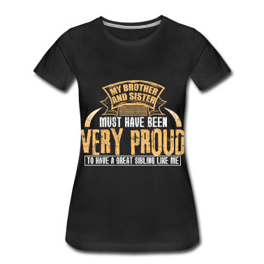 Geschenkidee Schwester T-Shirt - Geschwister Bruder Schwester Geschenkidee