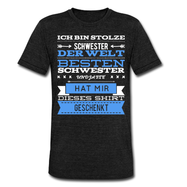 Geschenkidee Schwester T-Shirt - Ich Bin Stolze Schwester einer Schwester