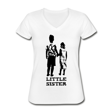 Geschenkidee Schwester T-Shirt - little sister (kleine schwester)