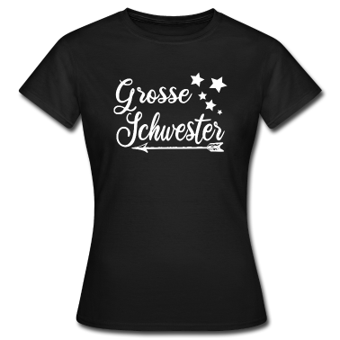 Geschenkidee Schwester T-Shirt - Große Schwester Geschenk Geschenkidee Geburtstag