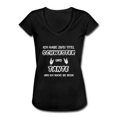 Geschenkidee Schwester T-Shirt - Lustige witzige Schwester Tante Geschenkidee