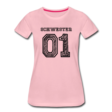 Geschenkidee Schwester T-Shirt - Schwester 01 - Geschwister, Familie, Geschenkideen