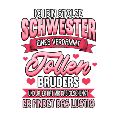 Motiv Schwester Geschenk Lustig Geek Geschenkidee