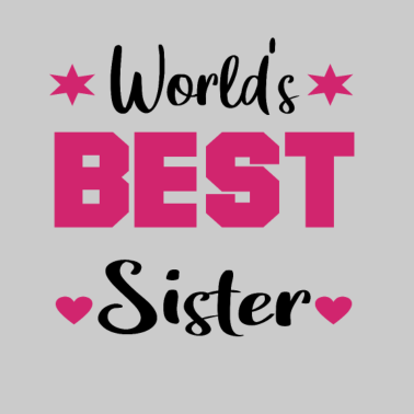 Motiv Beste Schwester der Welt Geschenkidee Schwestern