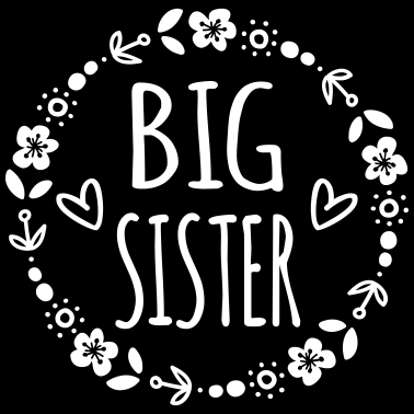 Motiv Große Schwester Geschenkidee Schwestern Herz süß