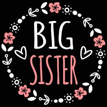 Motiv Große Schwester Geschenkidee Schwestern Herz süß