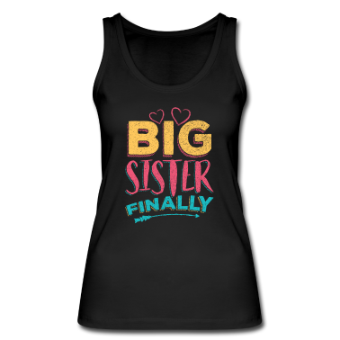 Geschenkidee Schwester Tank Top - Ich werde Schwester Geschenkidee