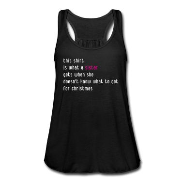 Geschenkidee Schwester Tank Top - Schwester Weihnachten Geschenkidee