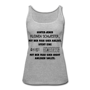 Geschenkidee Schwester Tank Top - Große Schwester Kleine Schwester Geschenkidee