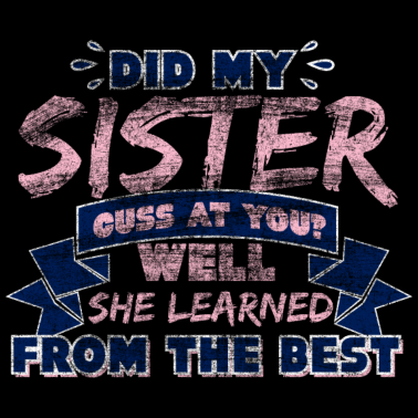 Motiv Schwester Geschenkidee Spruch