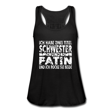 Geschenkidee Schwester Tank Top - Schwester Patin Geschenkidee