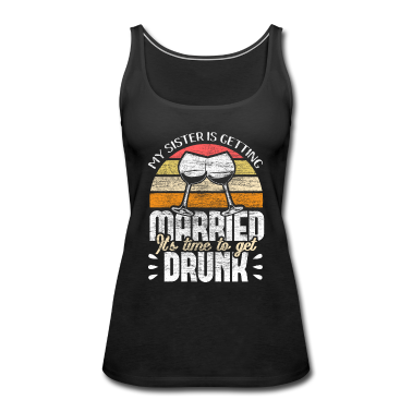 Geschenkidee Schwester Tank Top - Schwester der Braut Geschenkidee