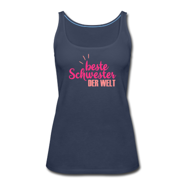 Geschenkidee Schwester Tank Top - beste Schwester der Welt
