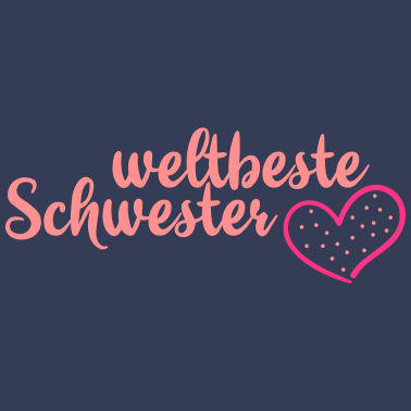 Motiv Weltbeste Schwester mit Herz