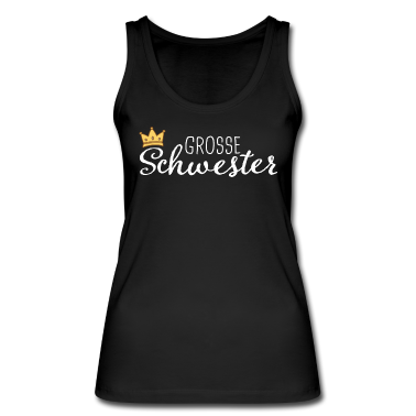 Geschenkidee Schwester Tank Top - Große Schwester 2021 Schwestern Krone Geschenkidee