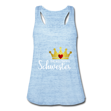 Geschenkidee Schwester Tank Top - Weltbeste Schwester - Geschenk Geschenkidee
