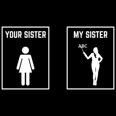 Motiv Schwester Geschenkidee Geschenke Lehrerin