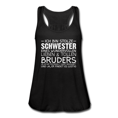 Geschenkidee Schwester Tank Top - Schwester Geschwister Geschenk & Geschenkidee