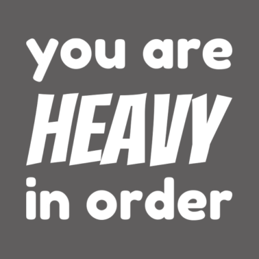 Motiv Du bist schwer in Ordnung Denglisch Geschenkidee