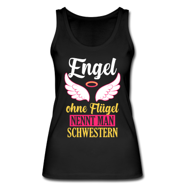 Geschenkidee Schwester Tank Top - Schwester Engel Geschwister Geschenkidee