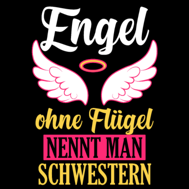 Motiv Schwester Engel Geschwister Geschenkidee