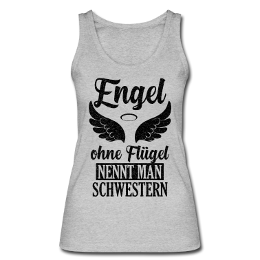 Geschenkidee Schwester Tank Top - Schwester Engel Geschwister Geschenkidee