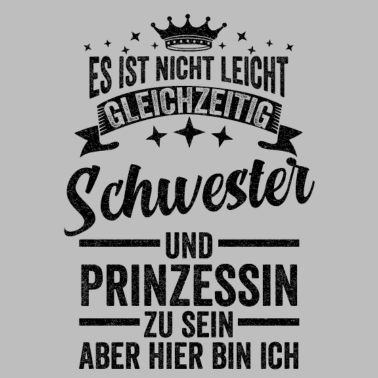 Motiv Schwester Geschwister Prinzessin Geschenkidee