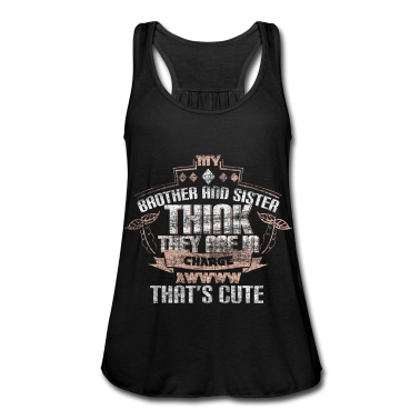 Geschenkidee Schwester Tank Top - Geschwister Bruder Schwester Geschenkidee